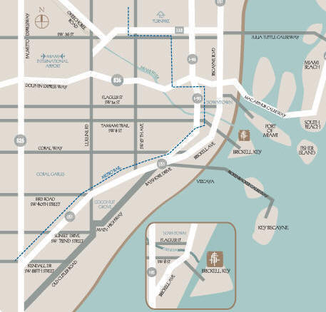 Asia Brickell Key Location
