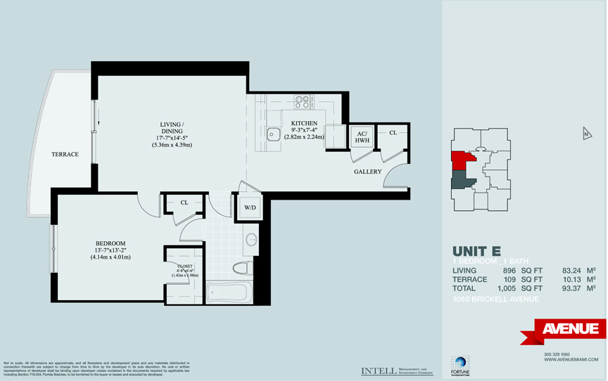 1060 Brickell Condo Floor Plans