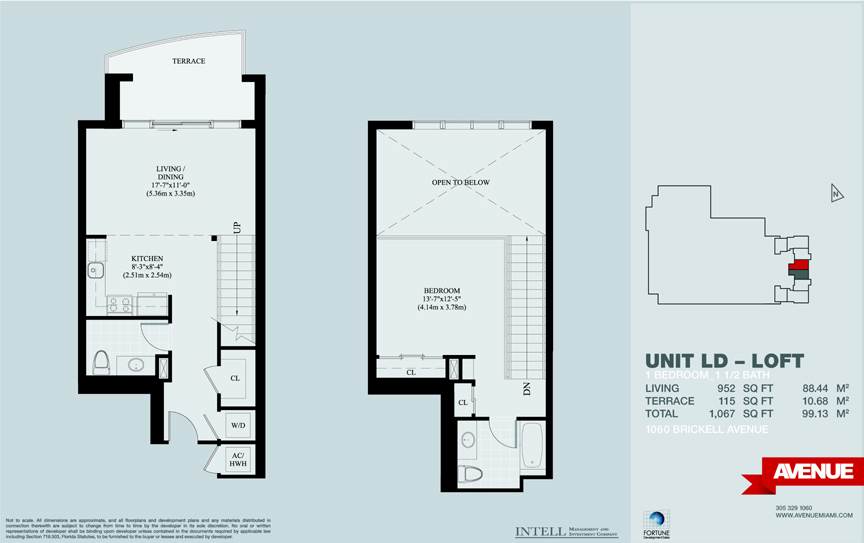 1060 Brickell Condo Floor Plans