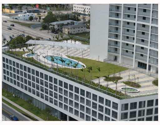 blue condominium