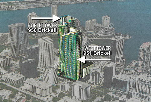 Plaza on Brickell Aerial