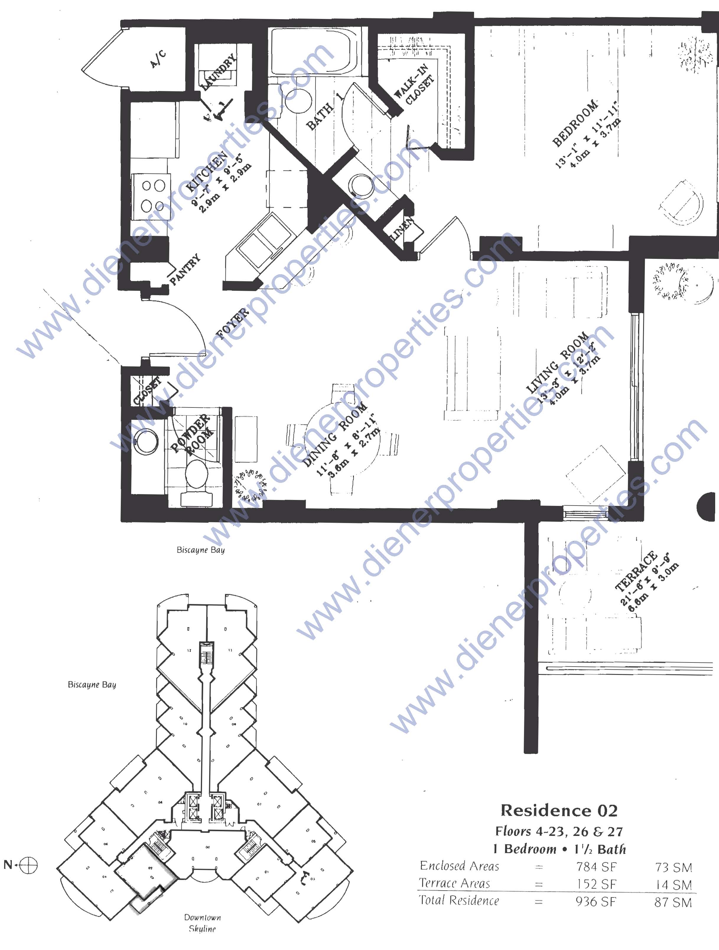 One Tequesta Point Condo Floor Plans