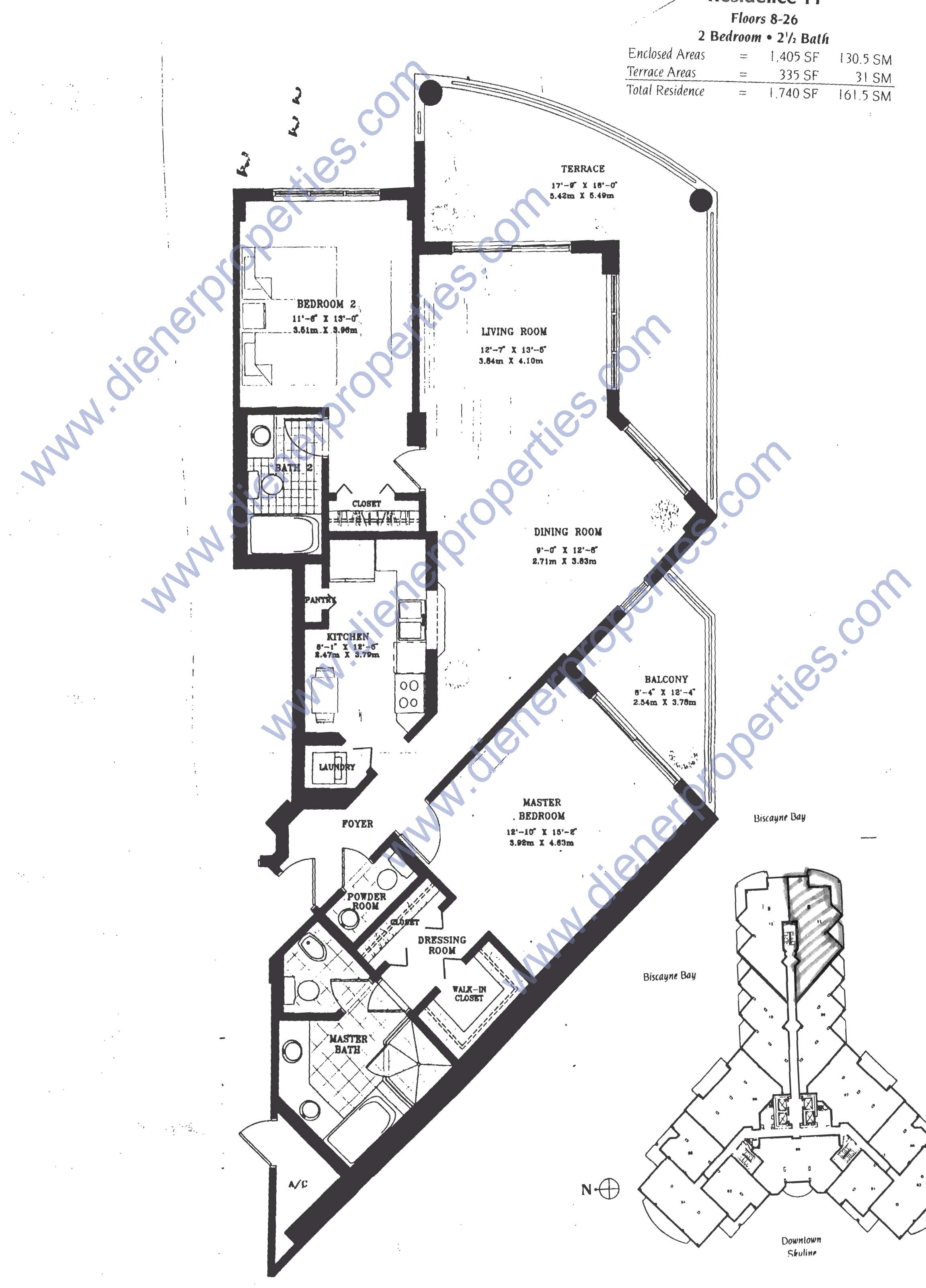 One Tequesta Point Condo Floor Plans