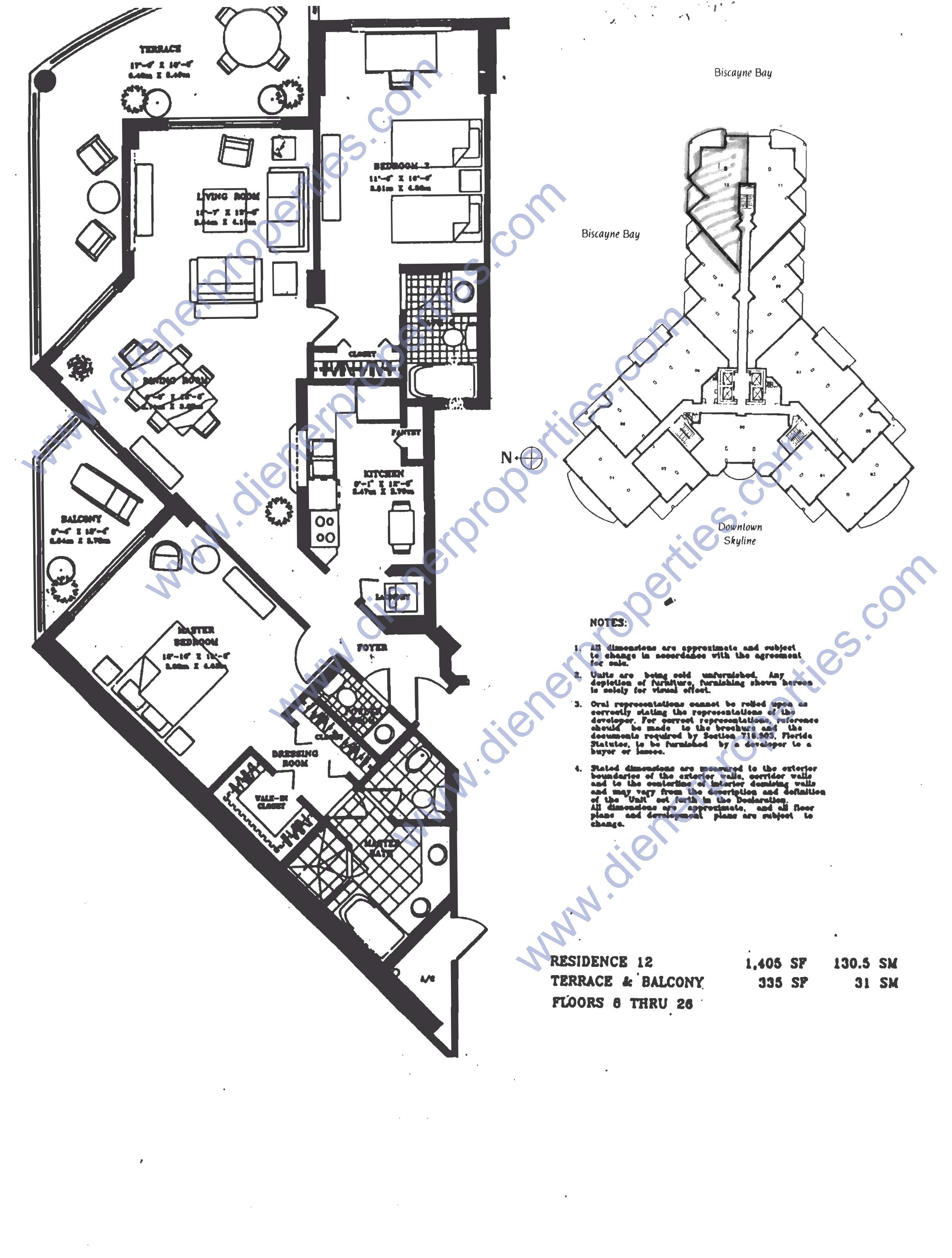 One Tequesta Point Condo Floor Plans