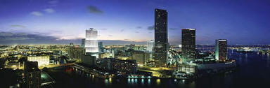 Carbonell at Brickell Key Night View