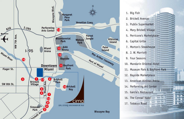 Cima Condo Location