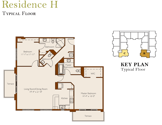 100 Andalusia Coral Gables Condo Floor Plans