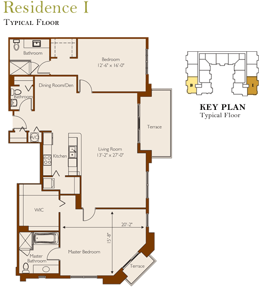 100 Andalusia Coral Gables Condo Floor Plans