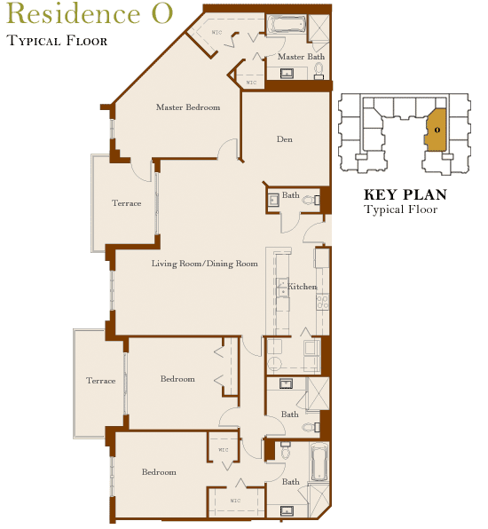 100 Andalusia Coral Gables Condo Floor Plans