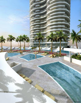 Infinity 2 Brickell Condos pool