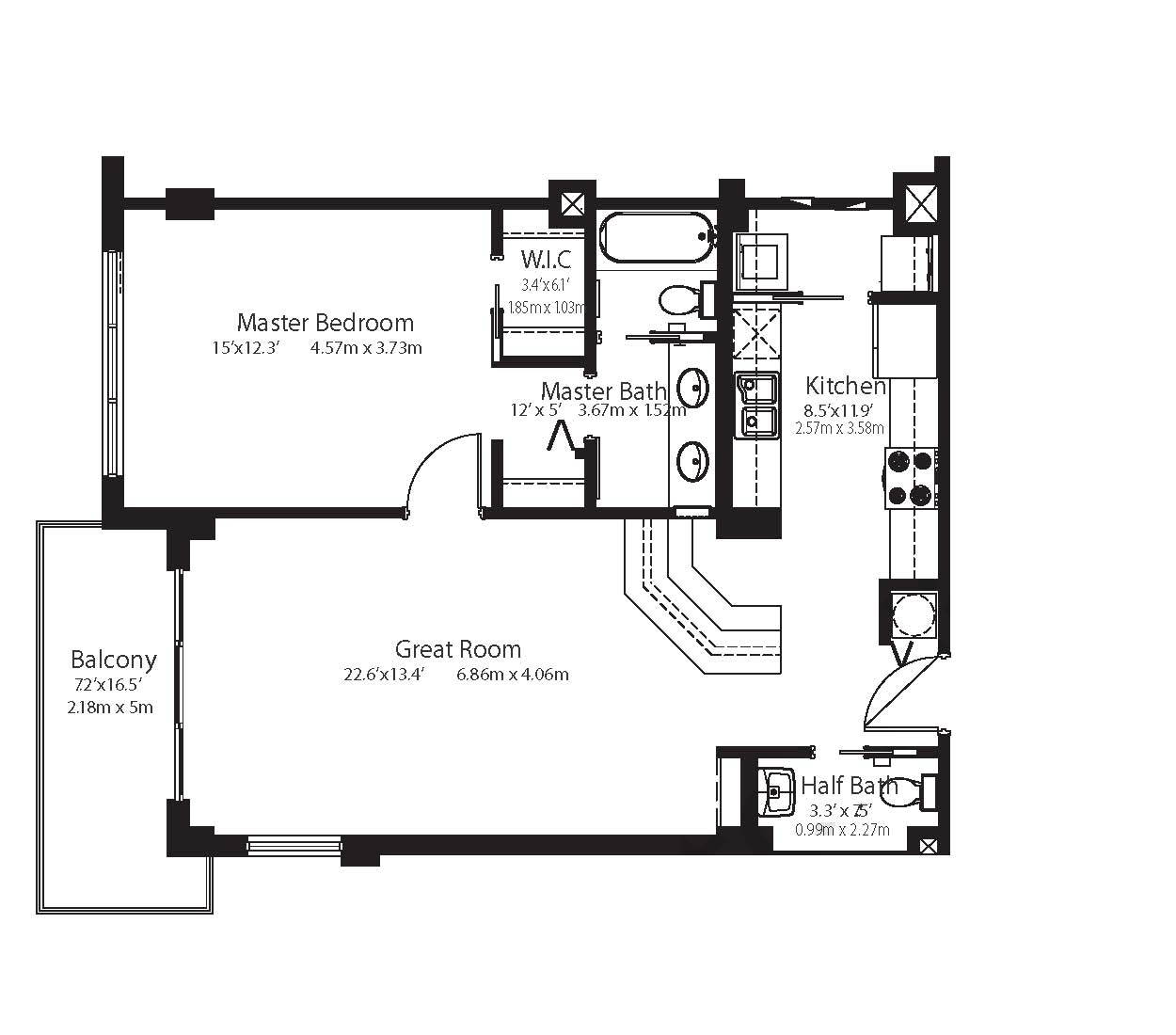 The Collins Condo Miami Beach Floor Plans