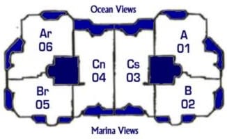 Atlantic II Aventura Condo Site Plan