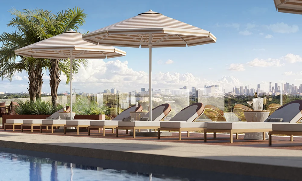 Seventeen Gables Pool Area