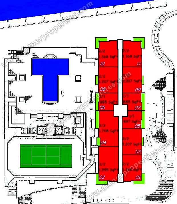 Mark on Brickell-Site Plan