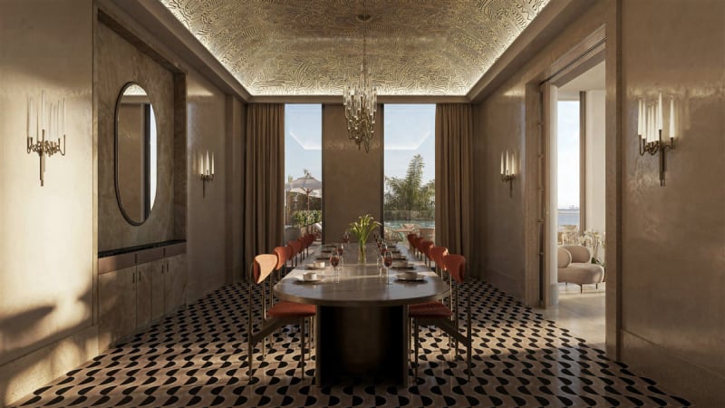 Tula Residences Miami - Private Dining Area