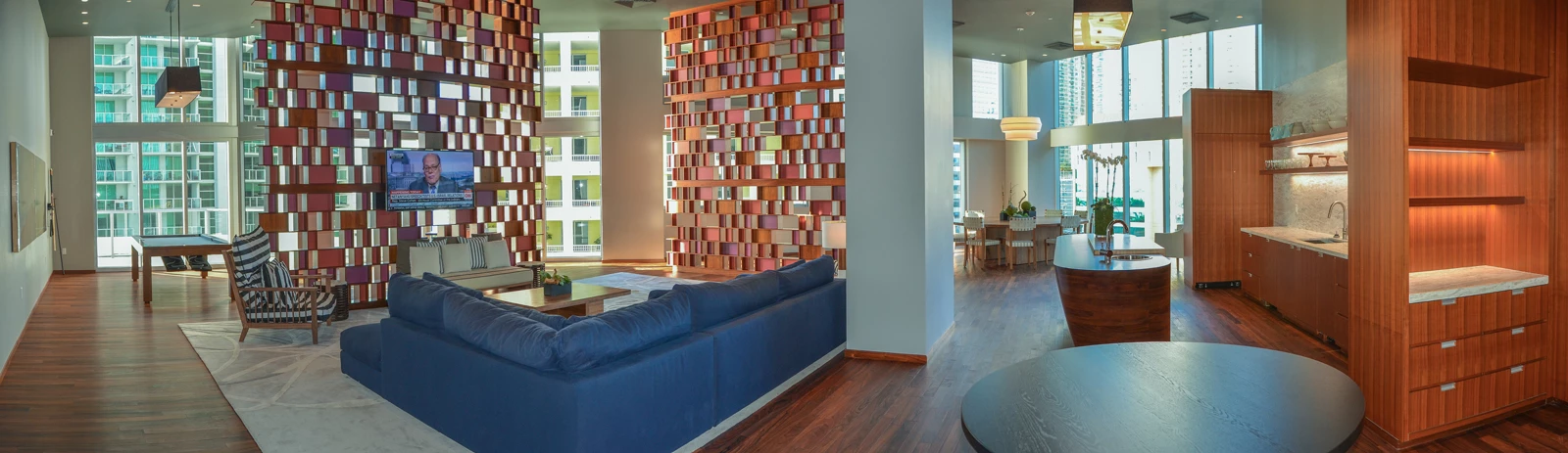 Brickell House Condo Social Room