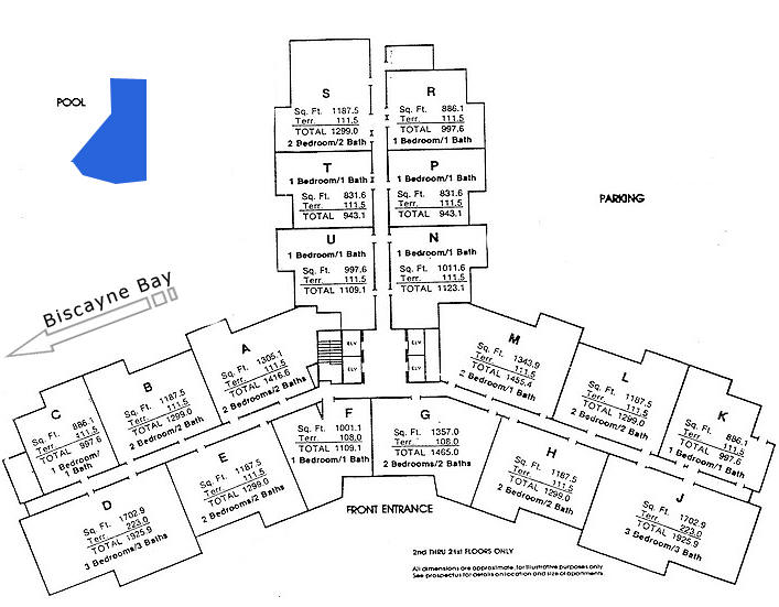 Brickell Townhouse Site Plan