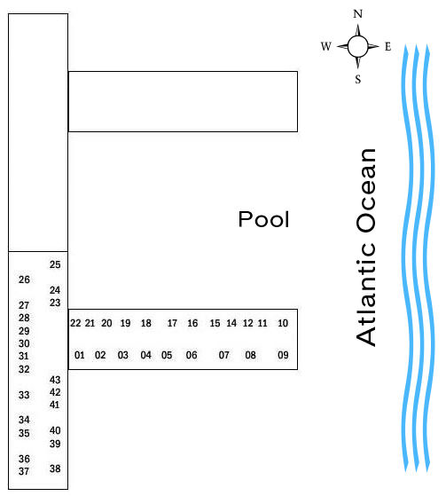 Roney Palace Miami Beach Site Plan