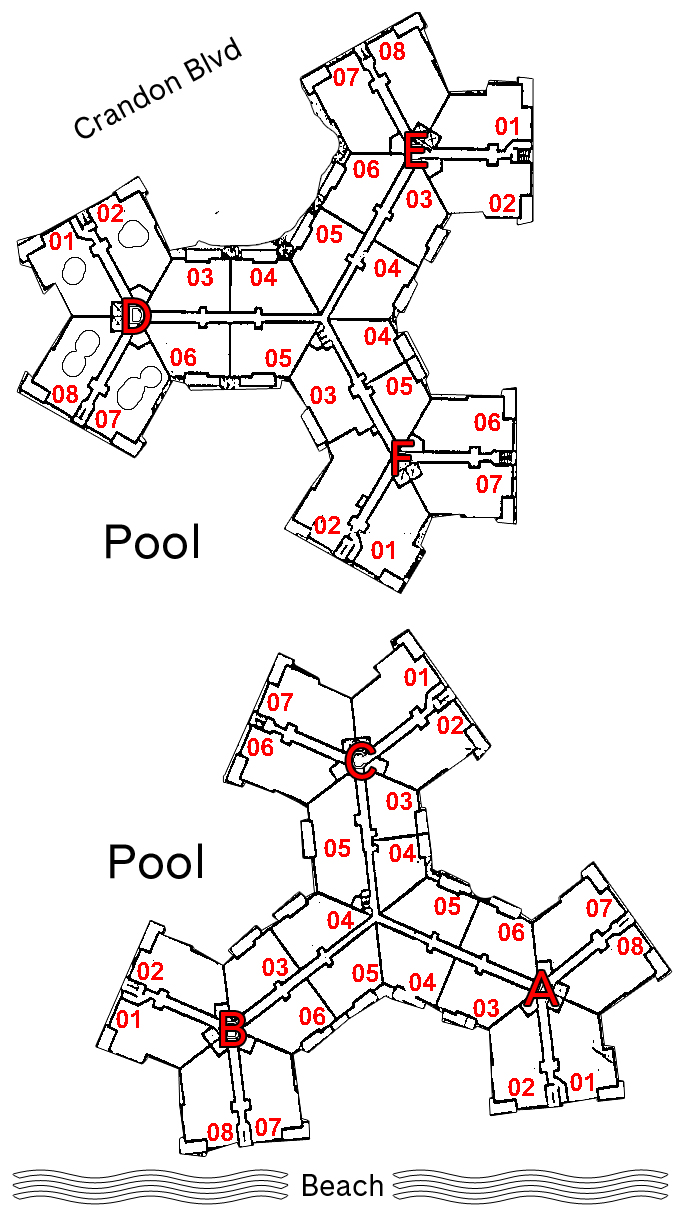 Towers of Key Biscayne - Site Plan