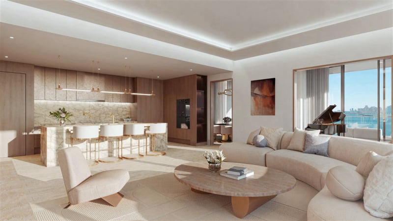 Tula Residences Miami - PH Living Areas