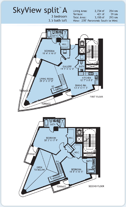 Infinity At Brickell Condo Floor Plans