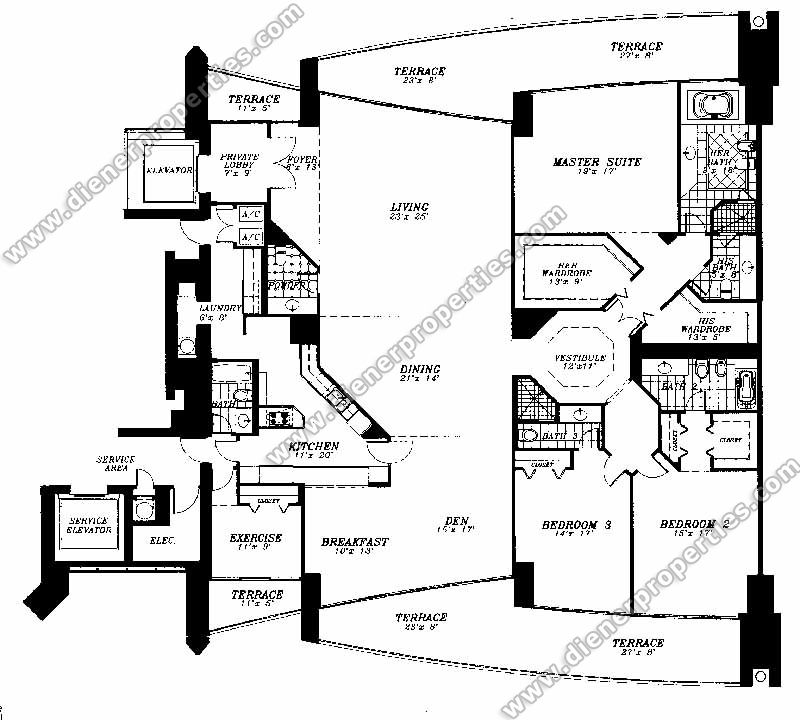 Brickell Avenue Santa Maria Floor Plans