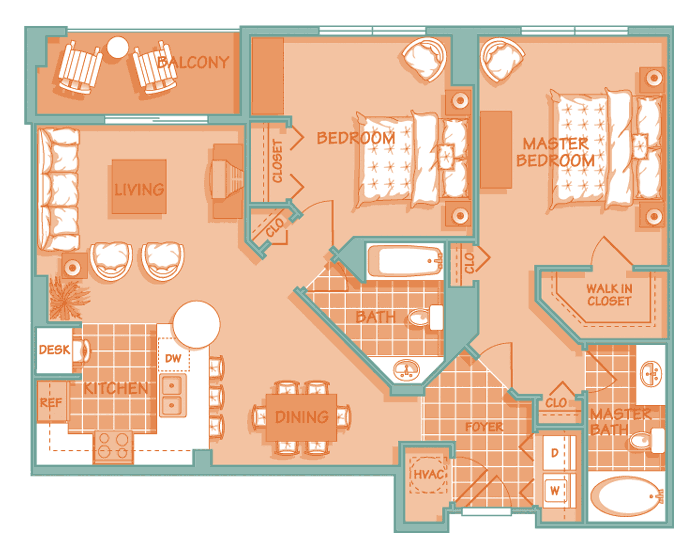 Las Olas Waverly Condo Floor Plans