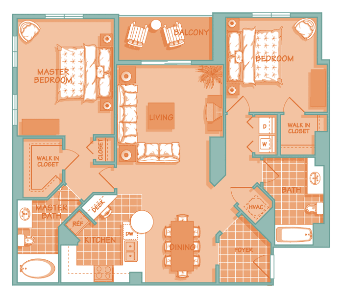 Las Olas Waverly Condo Floor Plans