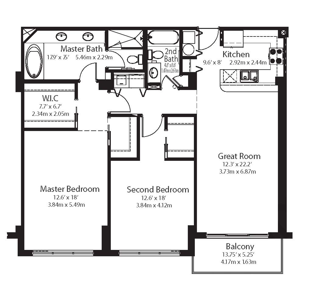 Collins Condo Miami Beach Condos for Sale Rent Floor Plans