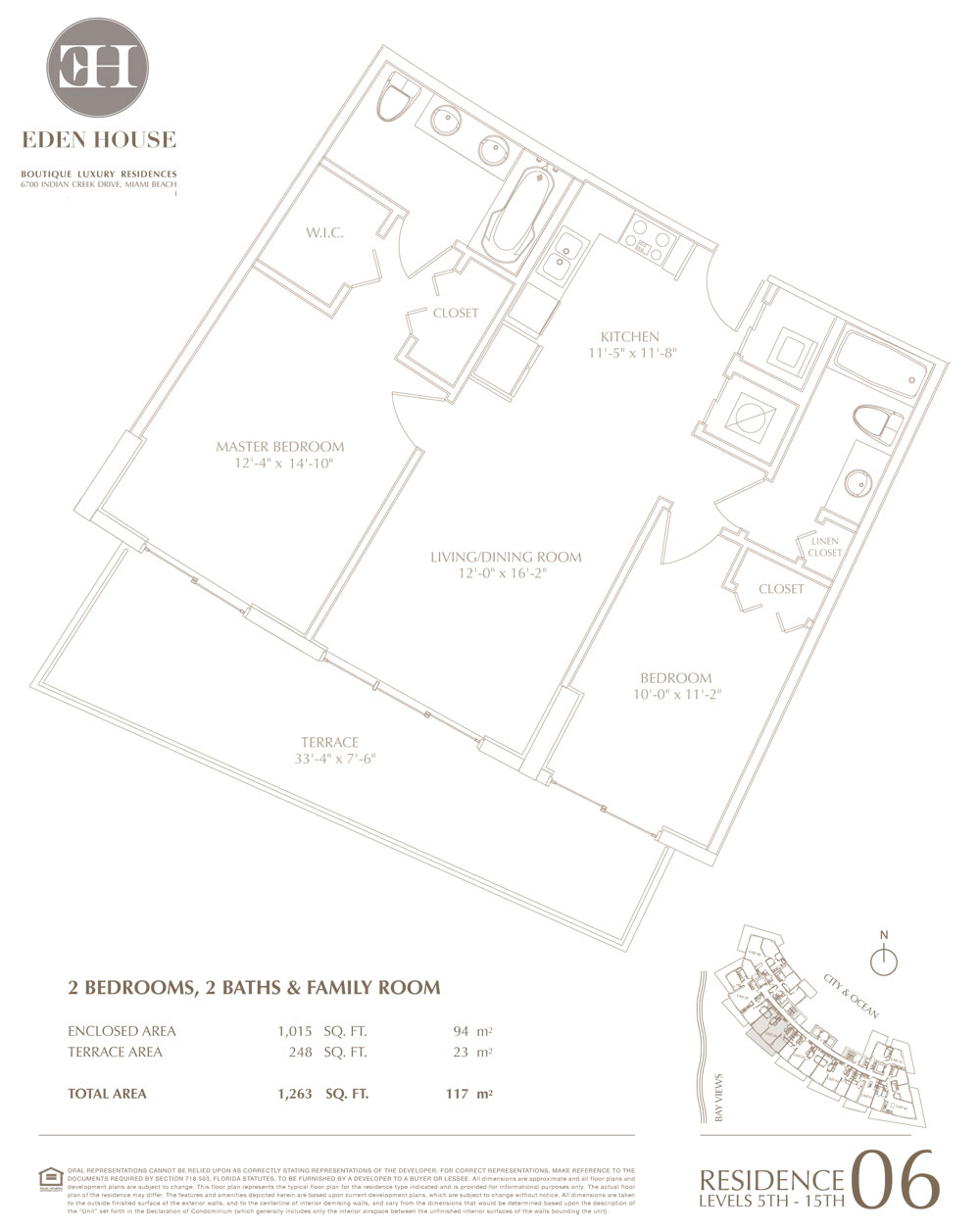 Eden House Miami Beach Condos Sale Rent Floor Plans